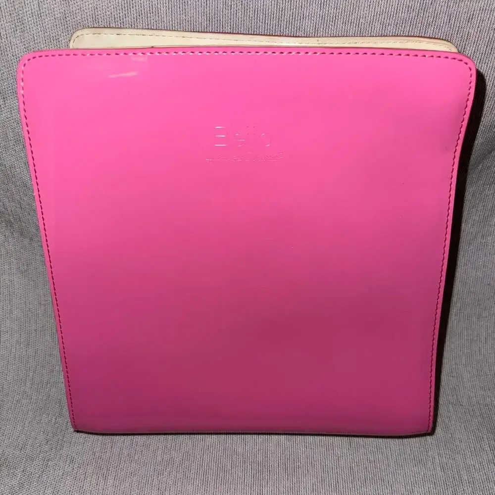Beijo Hot Pink Patent Faux Leather Shoulder Bag Purse Y2K Barbiecore